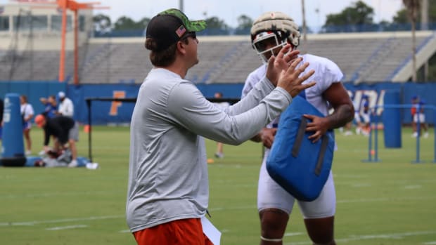 Florida Gators TE coach Russ Callaway